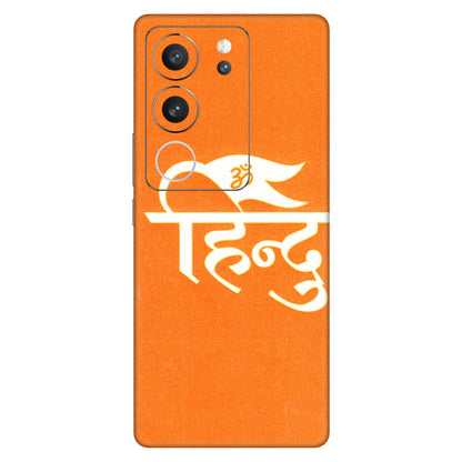 VIVO Z/V/X/T/U/S Series Phone Skins (All Models) - Hindu Kesari - 3D Embossed Finish (L-154) Vivo V29 (5G)