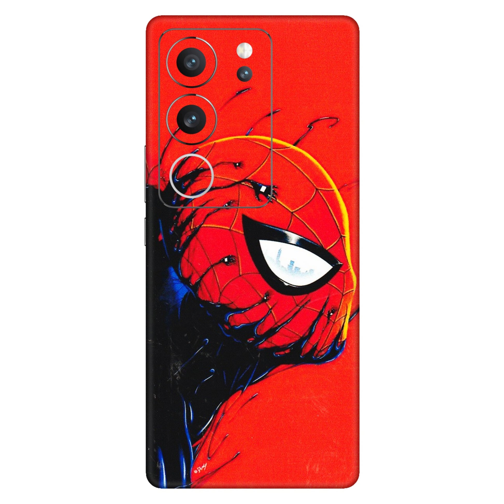 VIVO Z/V/X/T/U/S Series Phone Skins (All Models) - Spiderman Face Venom - 3D Embossed Finish (L-165) Vivo V29 (5G)
