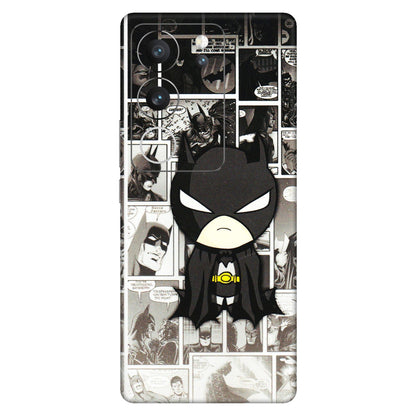 VIVO Z/V/X/T/U/S Series Phone Skins (All Models) - Toon Batman - 3D Embossed Finish (L-182) Vivo V29 (5G)
