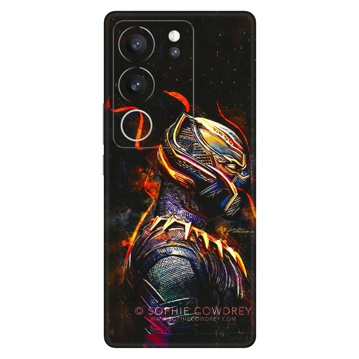 VIVO Z/V/X/T/U/S Series Phone Skins (All Models) - Black Panther - 3D Embossed Finish (L-190) Vivo V29 (5G)