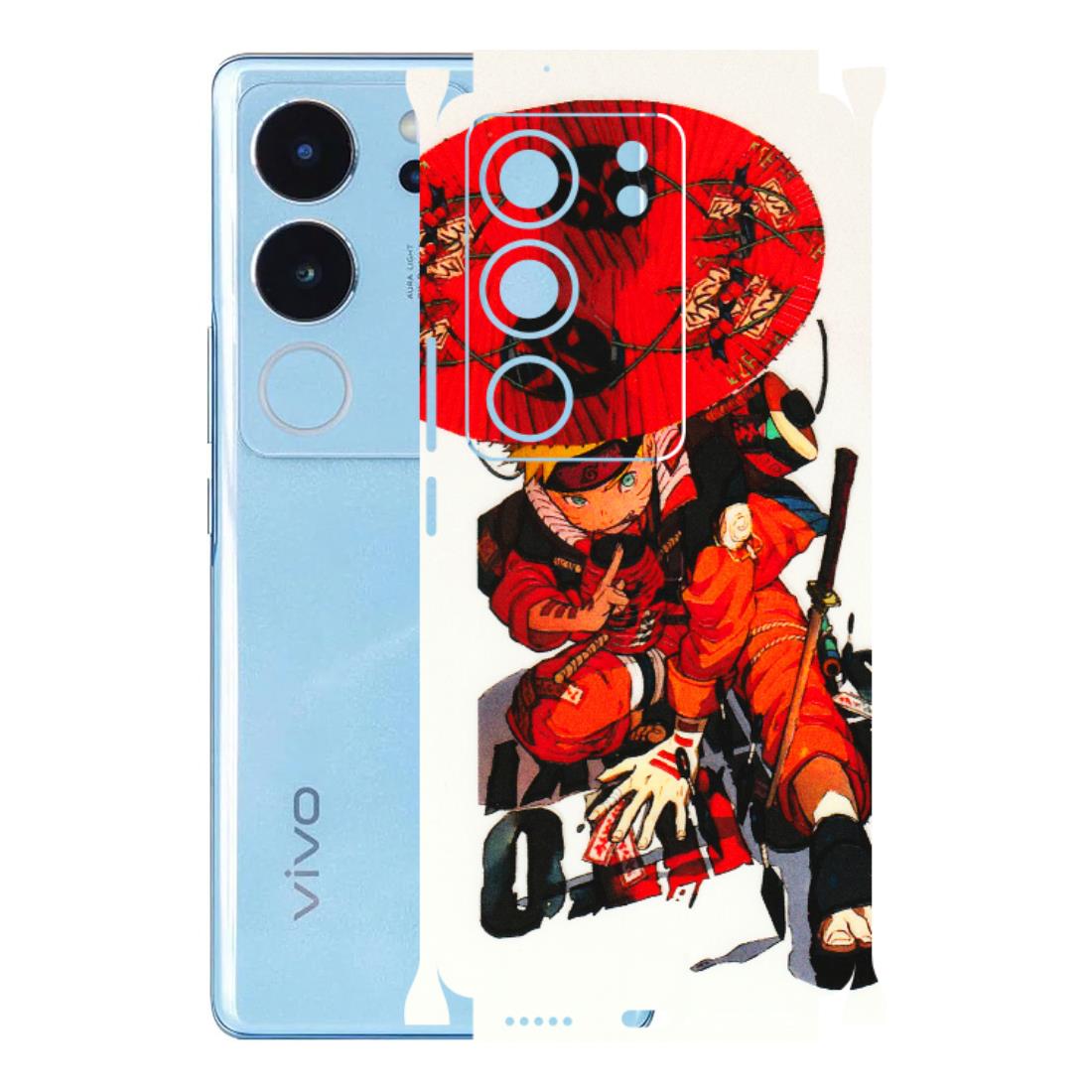 VIVO Z/V/X/T/U/S Series Phone Skins (All Models) - Naruto - 3D Embossed Finish (L-208) Vivo V29 (5G)