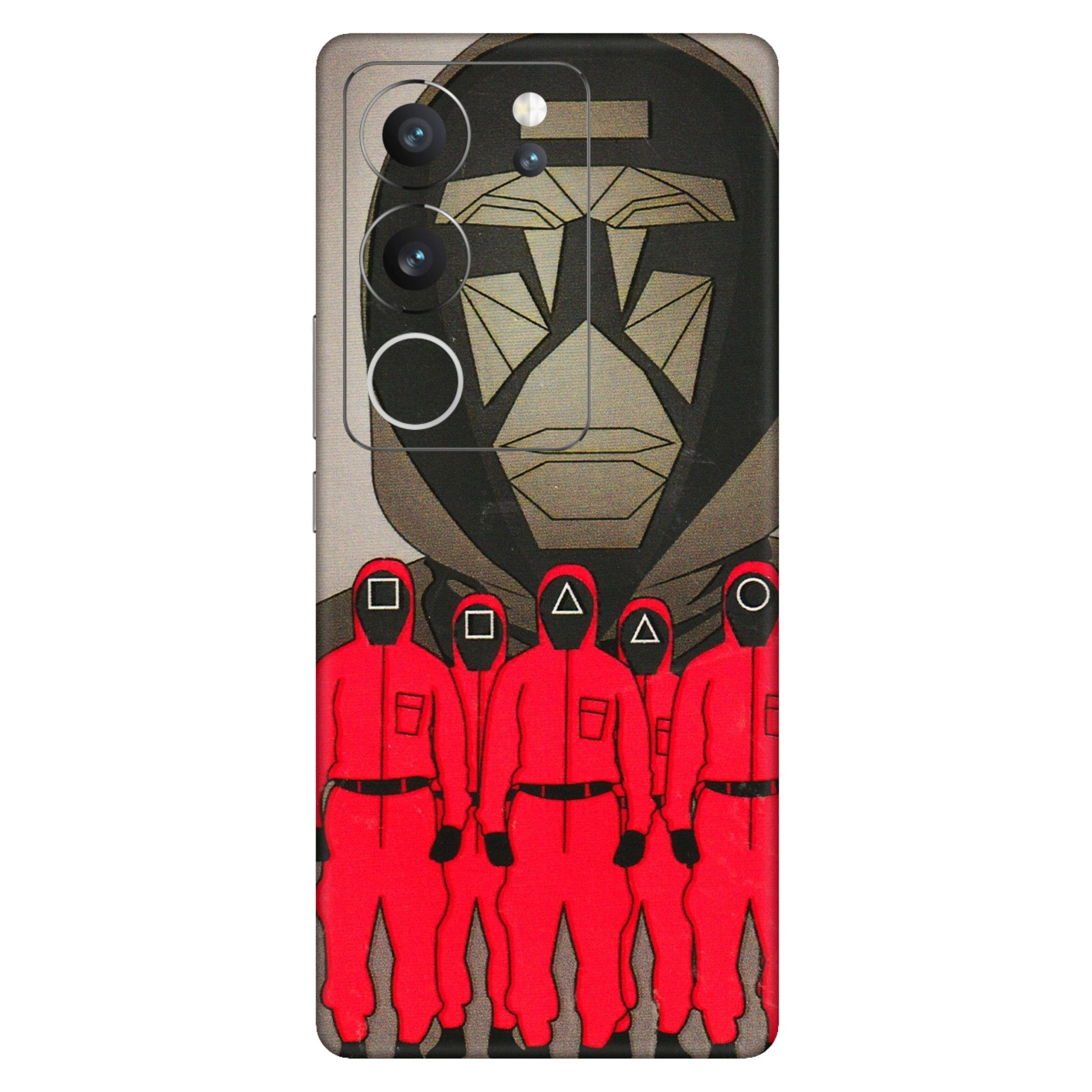 VIVO Z/V/X/T/U/S Series Phone Skins (All Models) - Squid Game Hero - 3D Embossed Finish (L-245) Vivo V29 (5G)