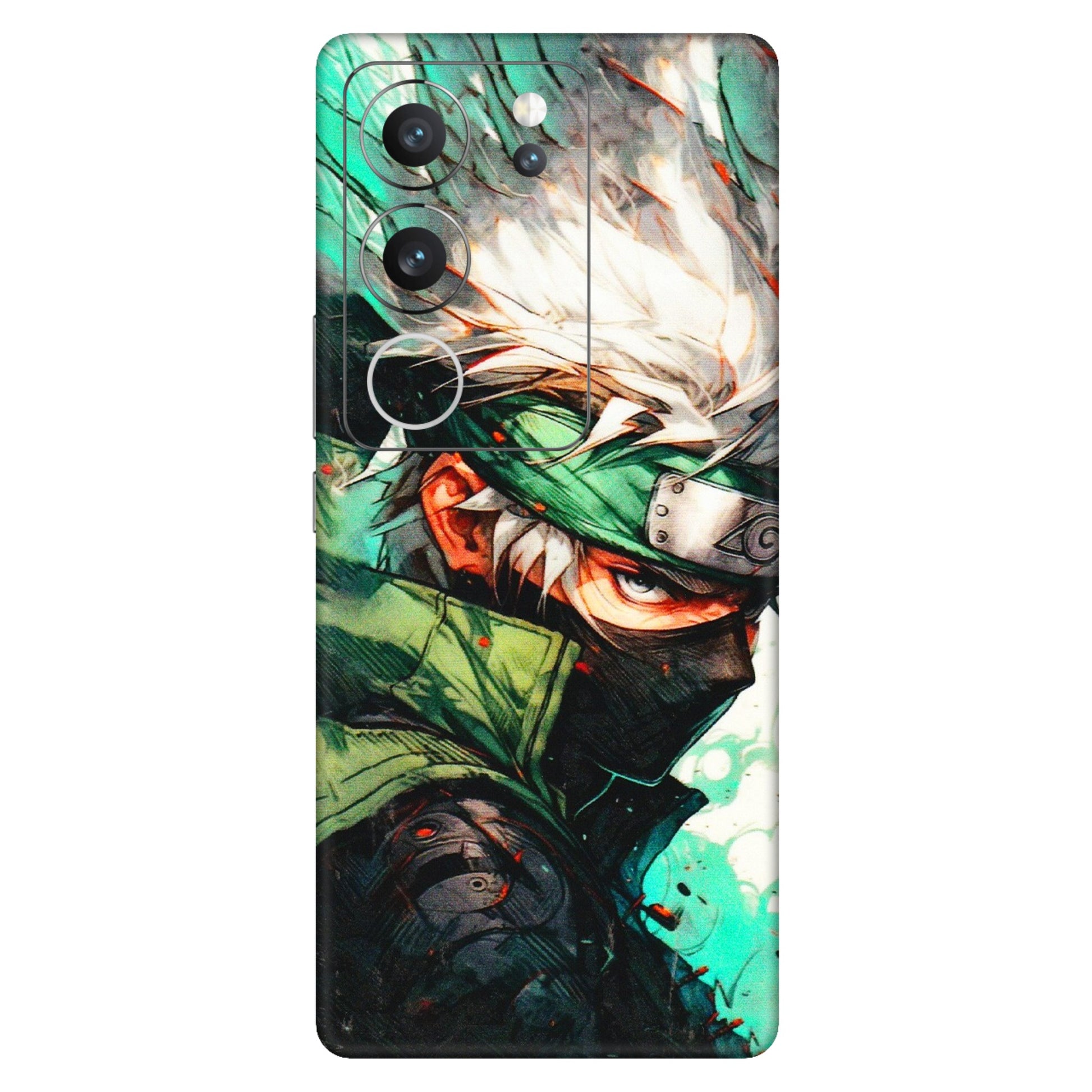 VIVO Z/V/X/T/U/S Series Phone Skins (All Models) - Kakashi Side Profile - 3D Embossed Finish (L-249) Vivo V29 (5G)