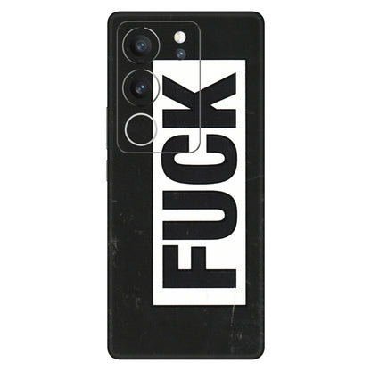 VIVO Z/V/X/T/U/S Series Phone Skins (All Models) - The F Word - 3D Embossed Finish (L-255) Vivo V29 (5G)
