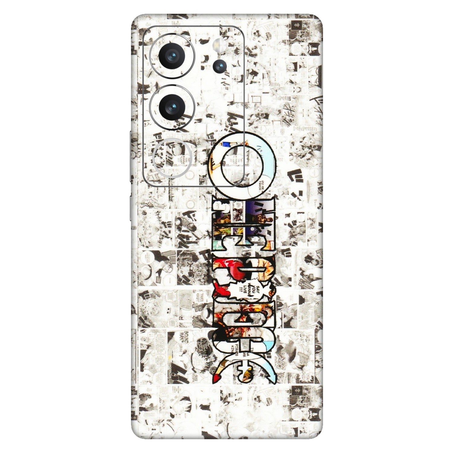 VIVO Z/V/X/T/U/S Series Phone Skins (All Models) - One Piece Manga - 3D Embossed Finish (L-26) Vivo V29 (5G)