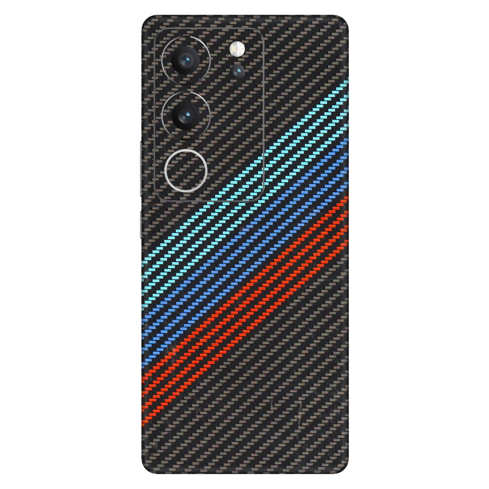 VIVO Z/V/X/T/U/S Series Phone Skins (All Models) - Carbon BM - 3D Embossed Finish (L-302) Vivo V29 (5G)