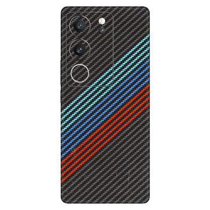 VIVO Z/V/X/T/U/S Series Phone Skins (All Models) - Carbon BM - 3D Embossed Finish (L-302) Vivo V29 (5G)