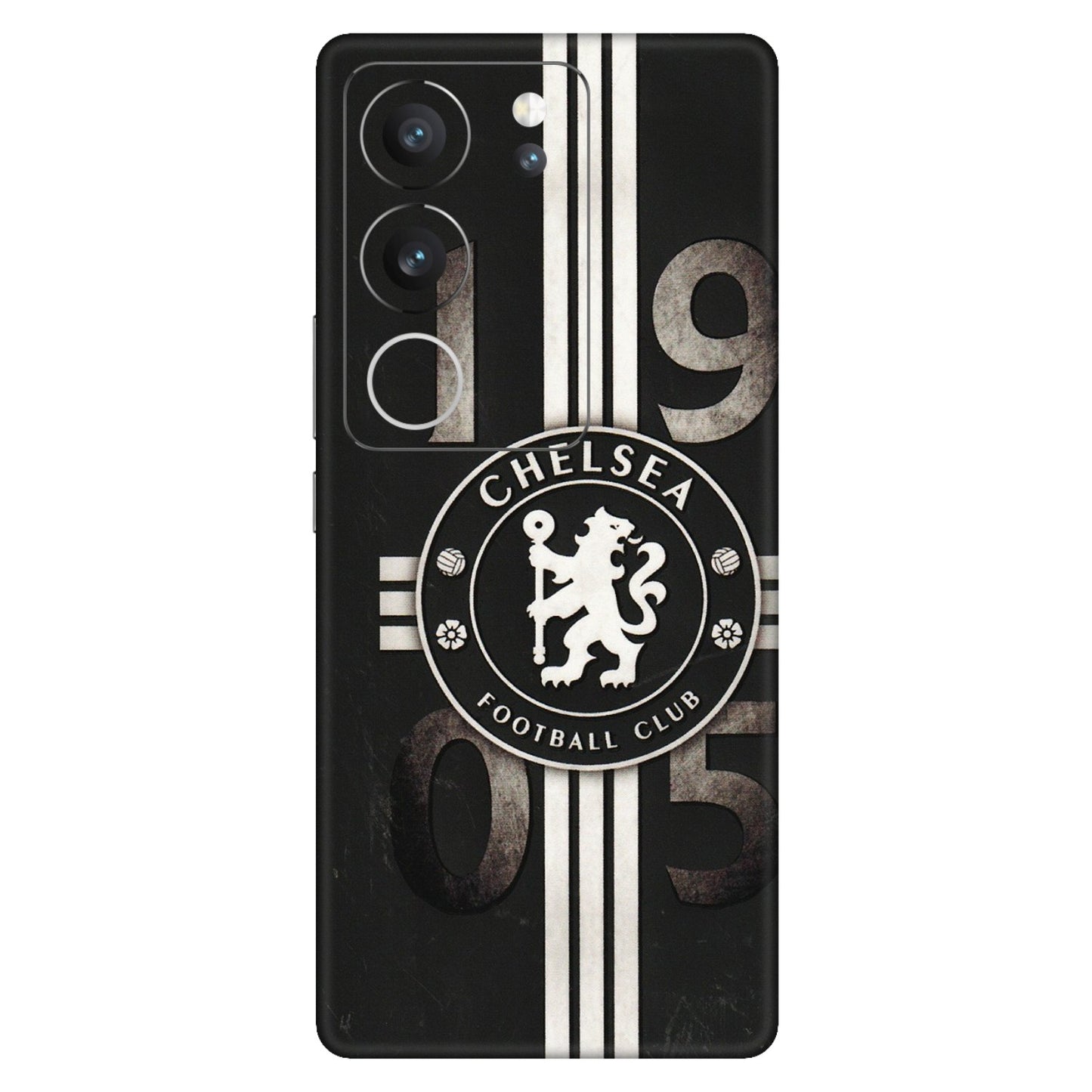 VIVO Z/V/X/T/U/S Series Phone Skins (All Models) - Chelsea Fan Club - 3D Embossed Finish (L-36) Vivo V29 (5G)