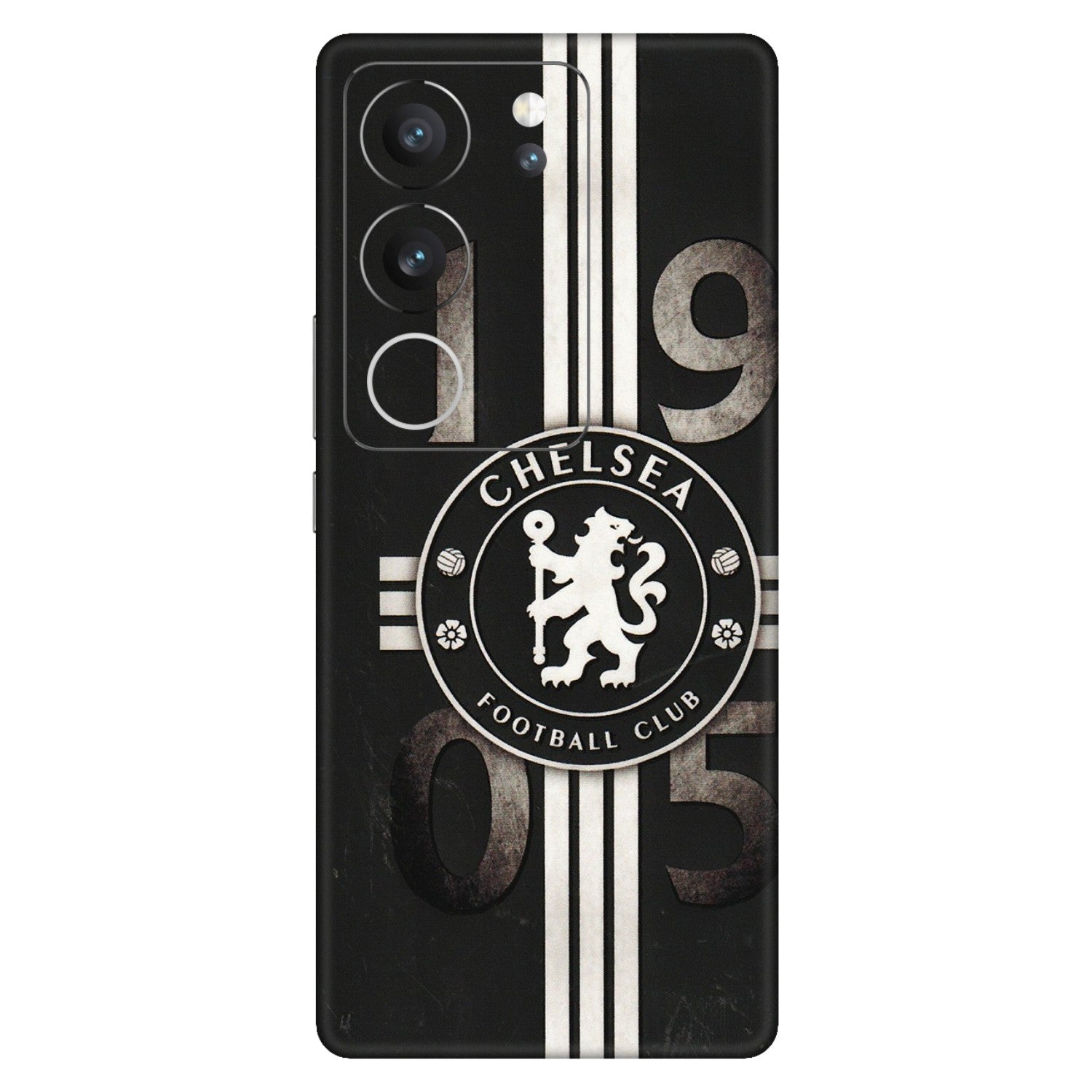 VIVO Z/V/X/T/U/S Series Phone Skins (All Models) - Chelsea Fan Club - 3D Embossed Finish (L-36) Vivo V29 (5G)