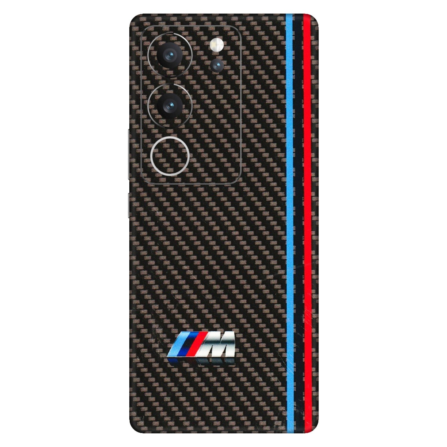 VIVO Z/V/X/T/U/S Series Phone Skins (All Models) - BM Carbon Fiber Feels - 3D Embossed Finish (L-38) Vivo V29 (5G)