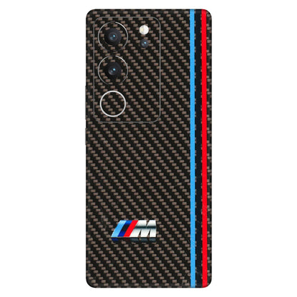 VIVO Z/V/X/T/U/S Series Phone Skins (All Models) - BM Carbon Fiber Feels - 3D Embossed Finish (L-38) Vivo V29 (5G)