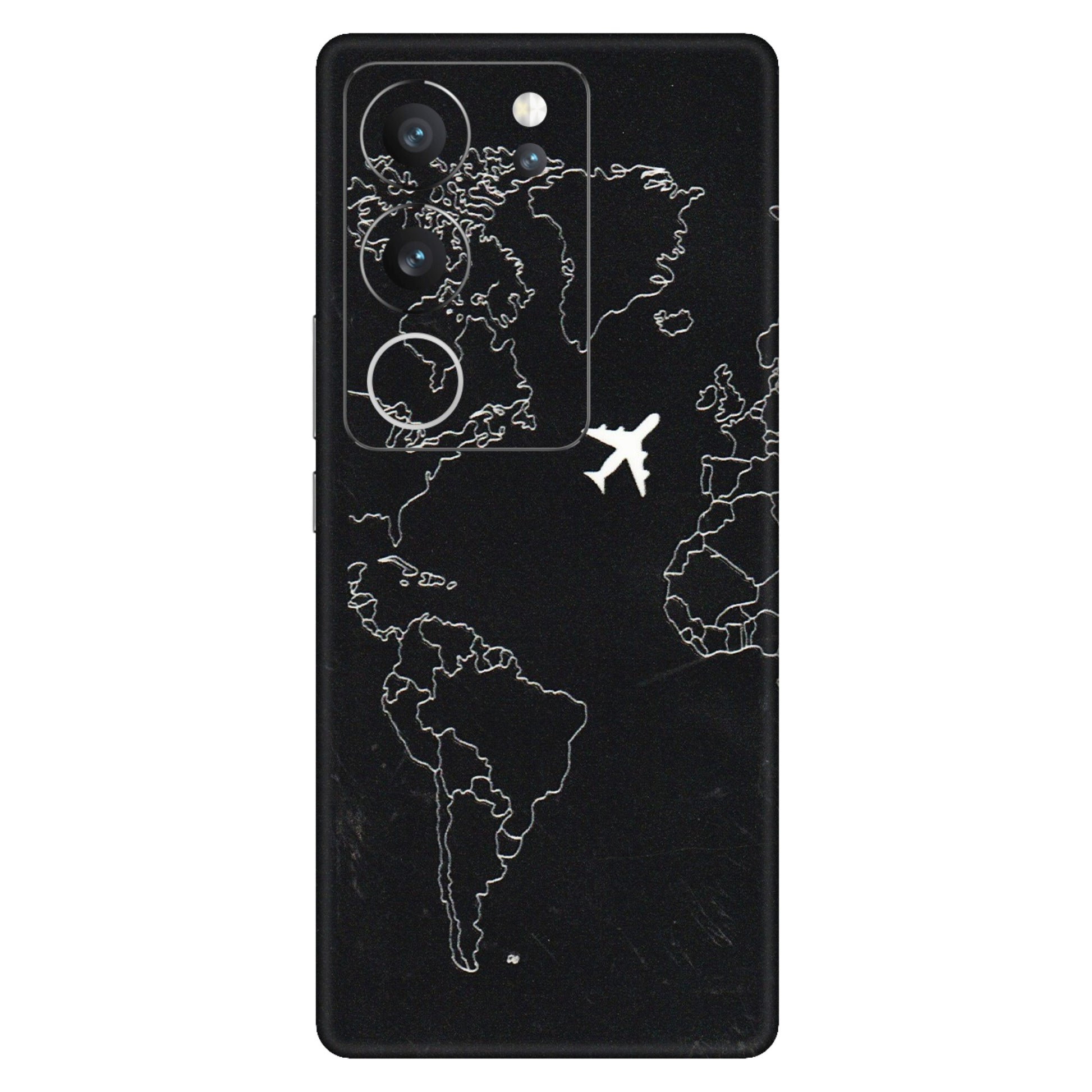 VIVO Z/V/X/T/U/S Series Phone Skins (All Models) - Never Ending Travel - 3D Embossed Finish (L-79) Vivo V29 (5G)