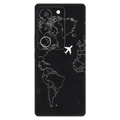 VIVO Z/V/X/T/U/S Series Phone Skins (All Models) - Never Ending Travel - 3D Embossed Finish (L-79) Vivo V29 (5G)