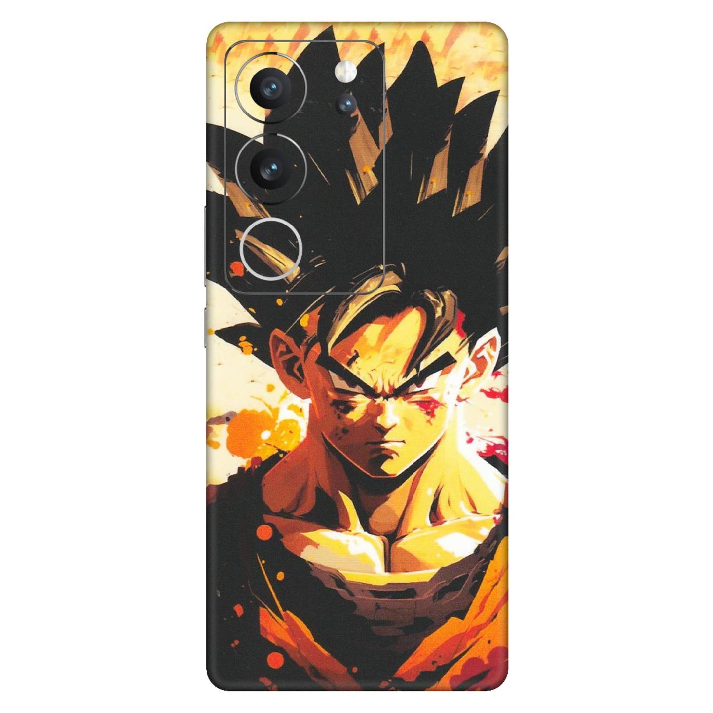VIVO Z/V/X/T/U/S Series Phone Skins (All Models) - Angry Goku - Matte Finish (M-12) Vivo V29 (5G)