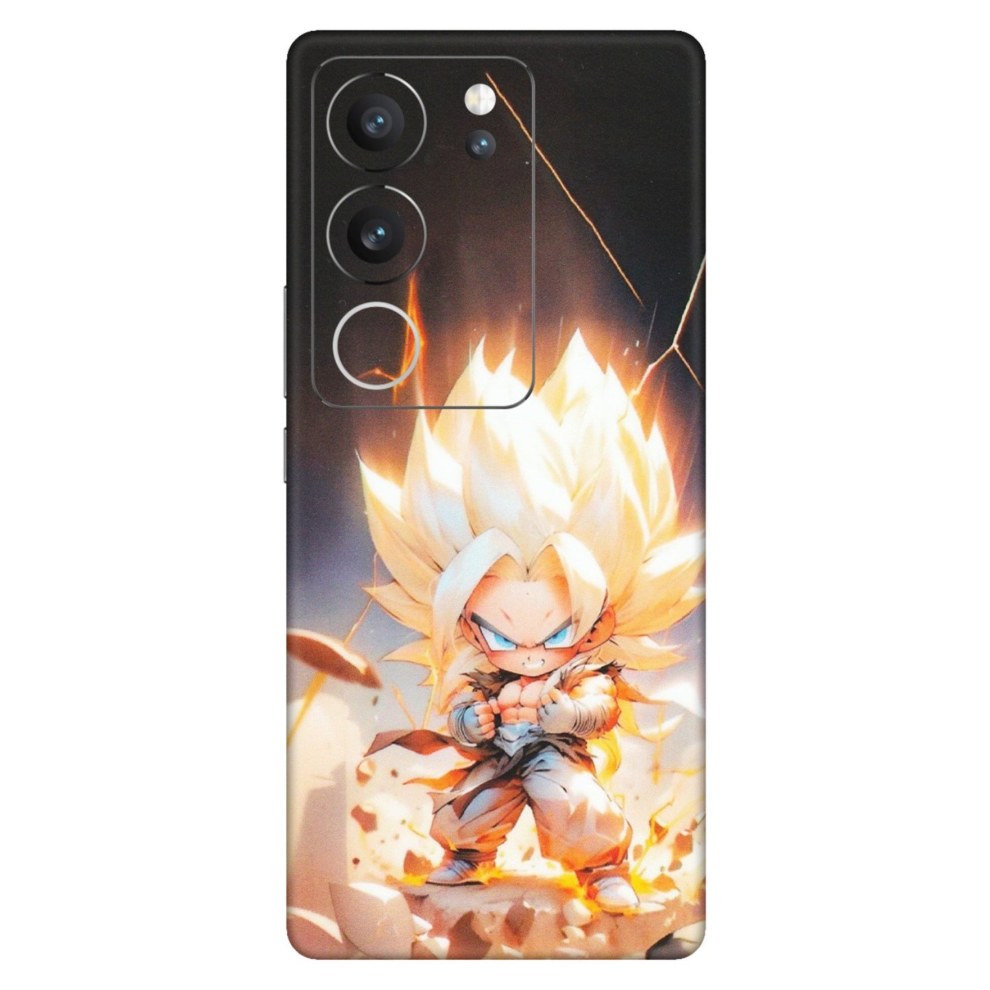 VIVO Z/V/X/T/U/S Series Phone Skins (All Models) - Goku Dragon Cute Anime - Matte Finish (M-131) Vivo V29 (5G)