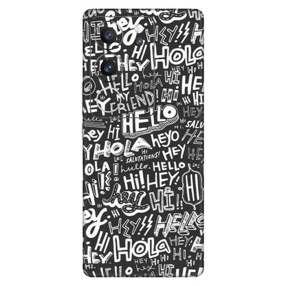 VIVO Z/V/X/T/U/S Series Phone Skins (All Models) - Hi Hello Doodles - Matte Finish (M-25) Vivo V29 (5G)