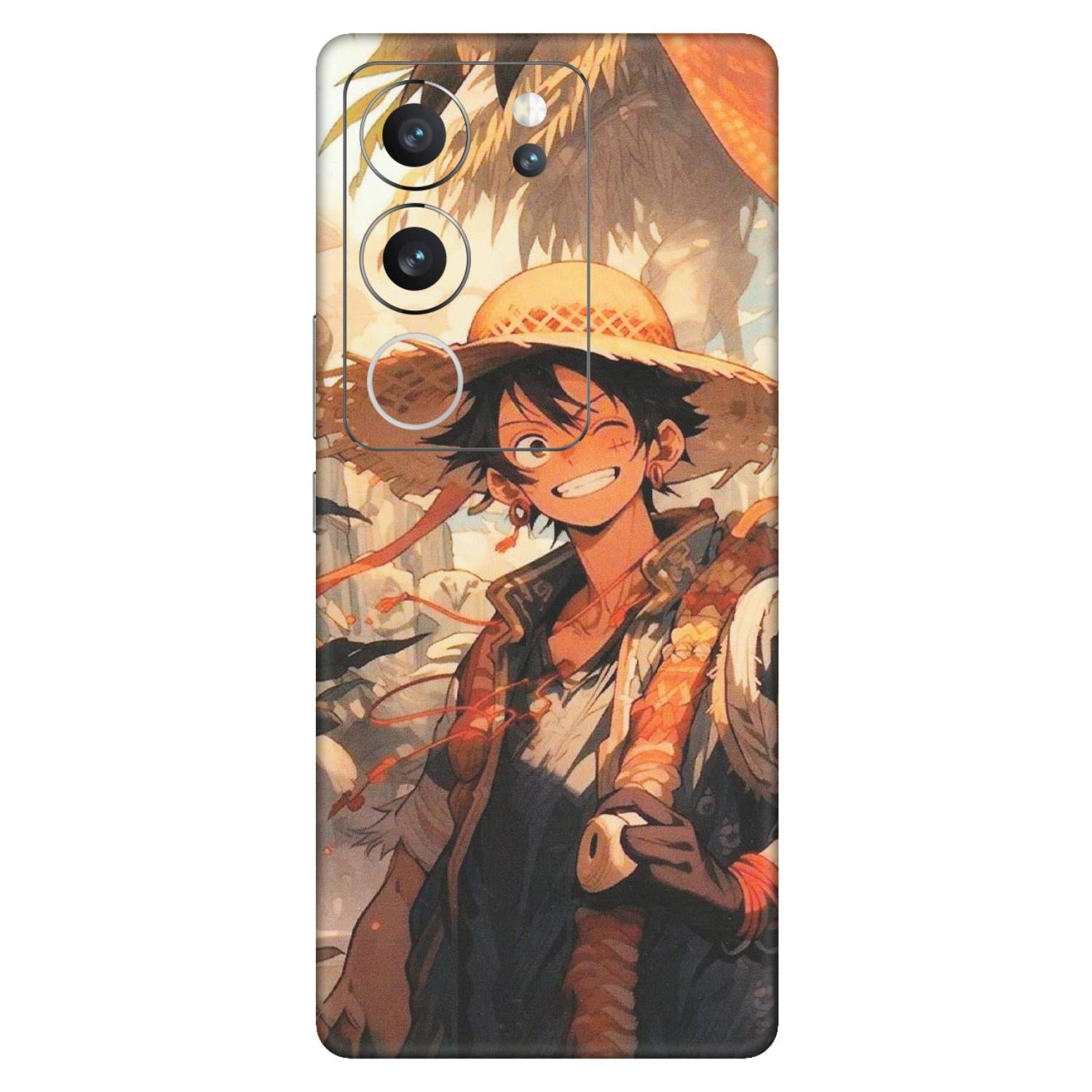VIVO Z/V/X/T/U/S Series Phone Skins (All Models) - Anime Character Smile - Matte Finish (M-33) Vivo V29 (5G)