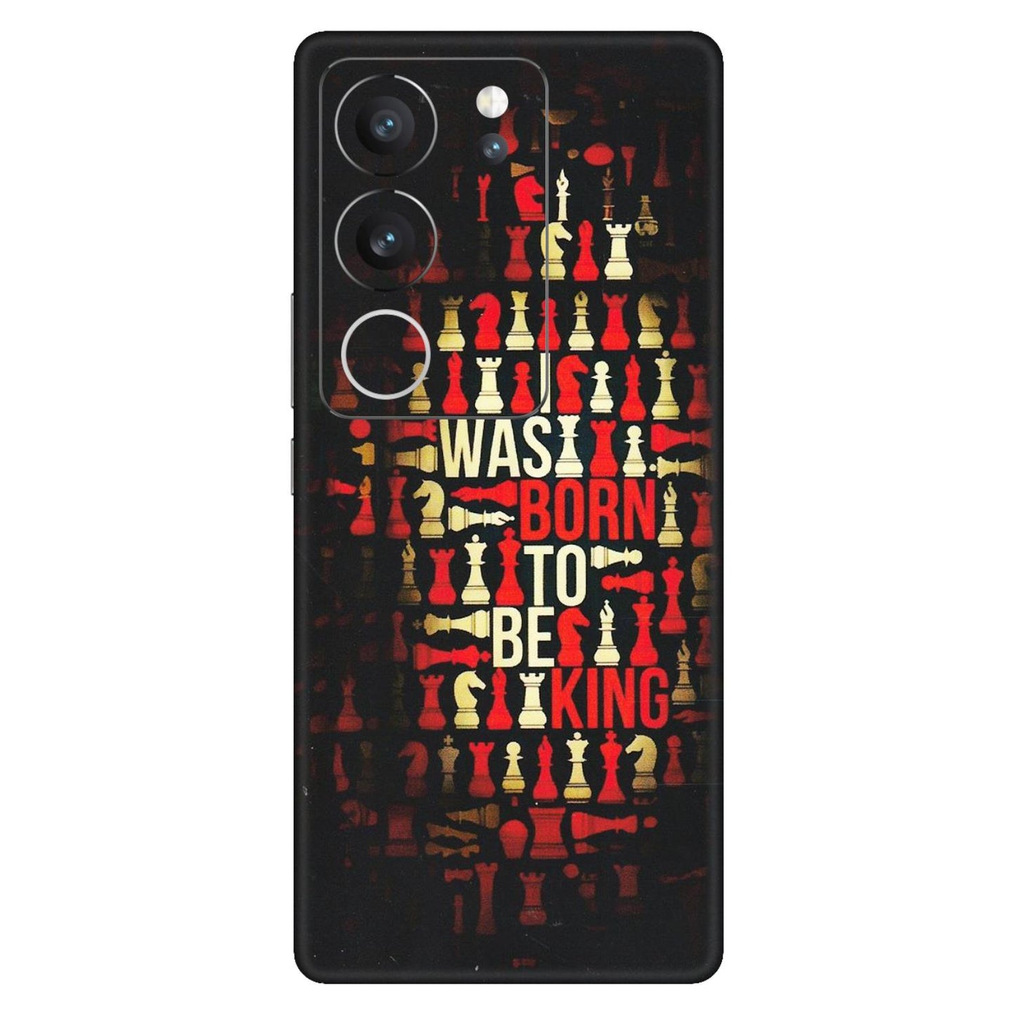 VIVO Z/V/X/T/U/S Series Phone Skins (All Models) - Born To Be King - Matte Finish (M-73) Vivo V29 (5G)