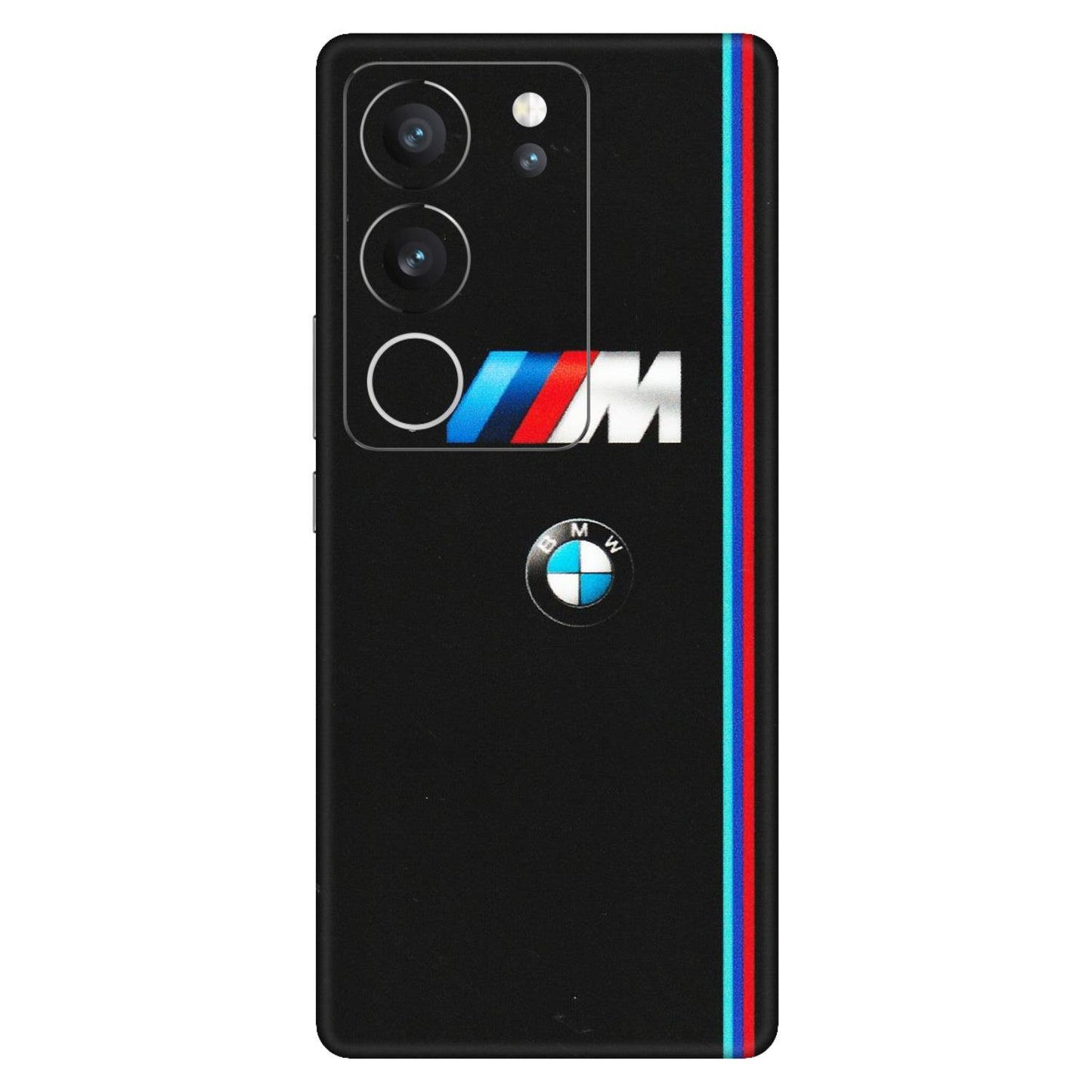 VIVO Z/V/X/T/U/S Series Phone Skins (All Models) - Styling With Black BMW - Matte Finish (M-74) Vivo V29 (5G)