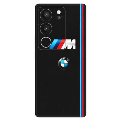 VIVO Z/V/X/T/U/S Series Phone Skins (All Models) - Styling With Black BMW - Matte Finish (M-74) Vivo V29 (5G)
