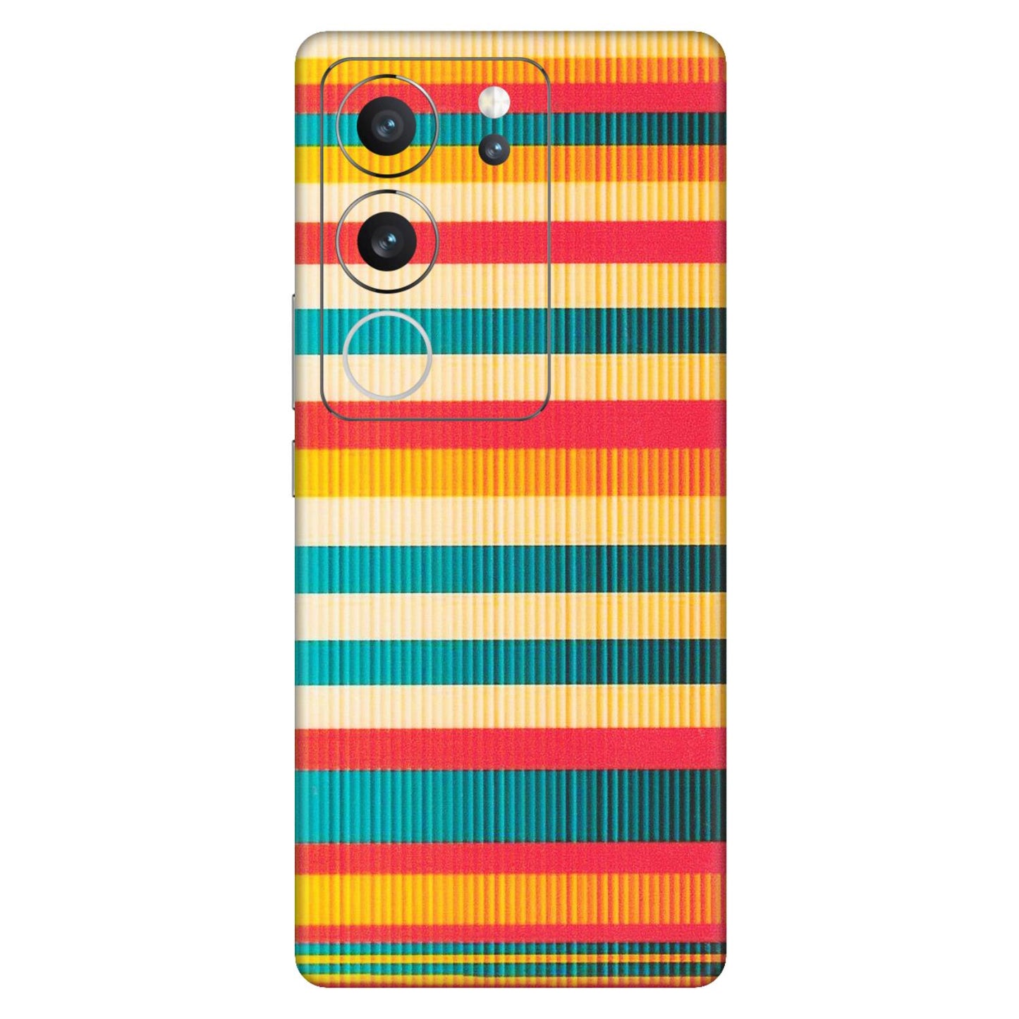 VIVO Z/V/X/T/U/S Series Phone Skins (All Models) - Colourful Stripes Soothing Effect - Matte Finish (M-86) Vivo V29 (5G)