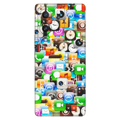 VIVO Z/V/X/T/U/S Series Phone Skins (All Models) - All Apple Icons - Matte Finish (M-93) Vivo V29 (5G)