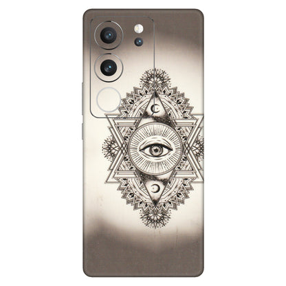 VIVO Z/V/X/T/U/S Series Phone Skins (All Models) - Illuminati Great Eye - Transparent Finish (T-14) Vivo V29 (5G)