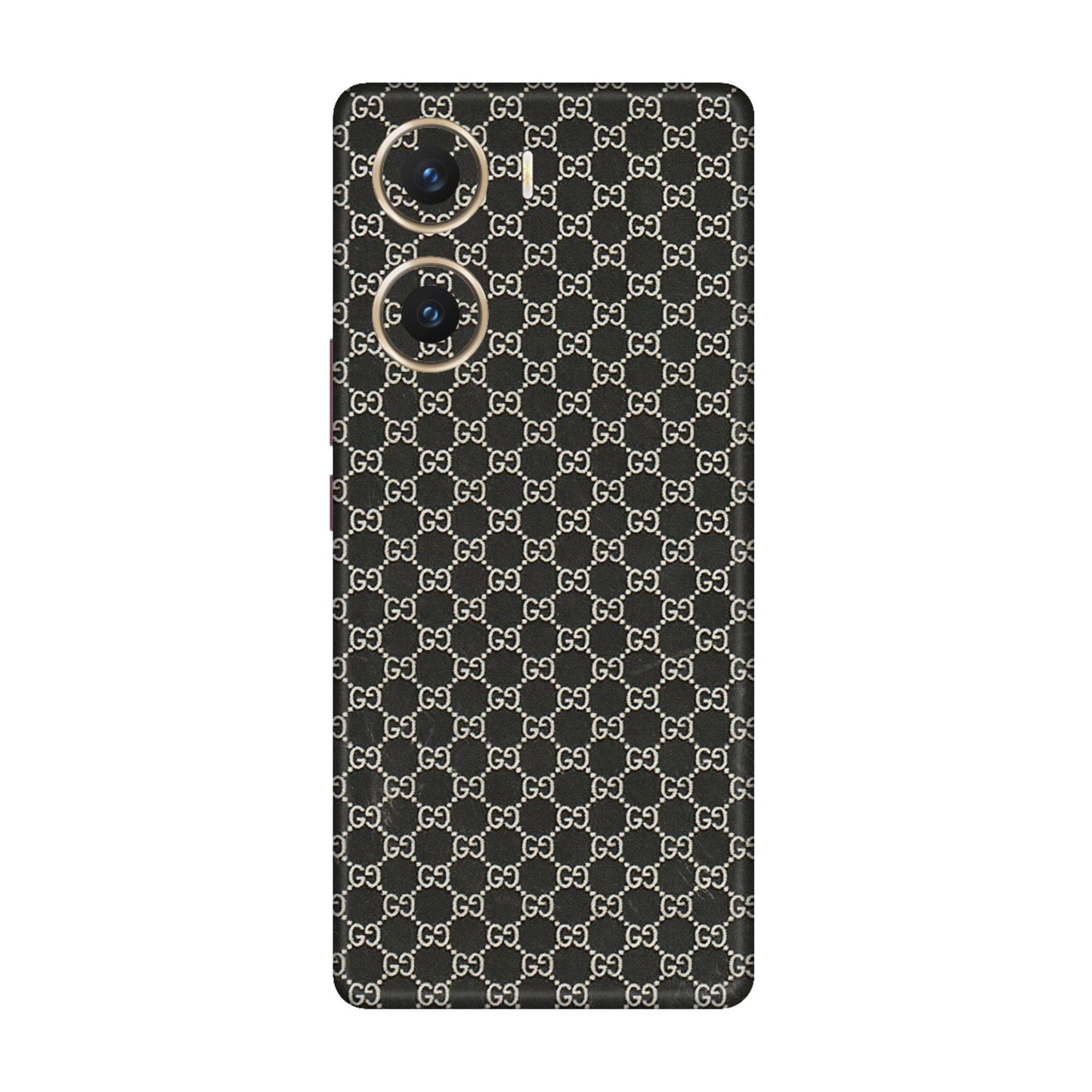 VIVO Z/V/X/T/U/S Series Phone Skins (All Models) - Black G Print - 3D Embossed Finish (L-109) Vivo V29e (5G)