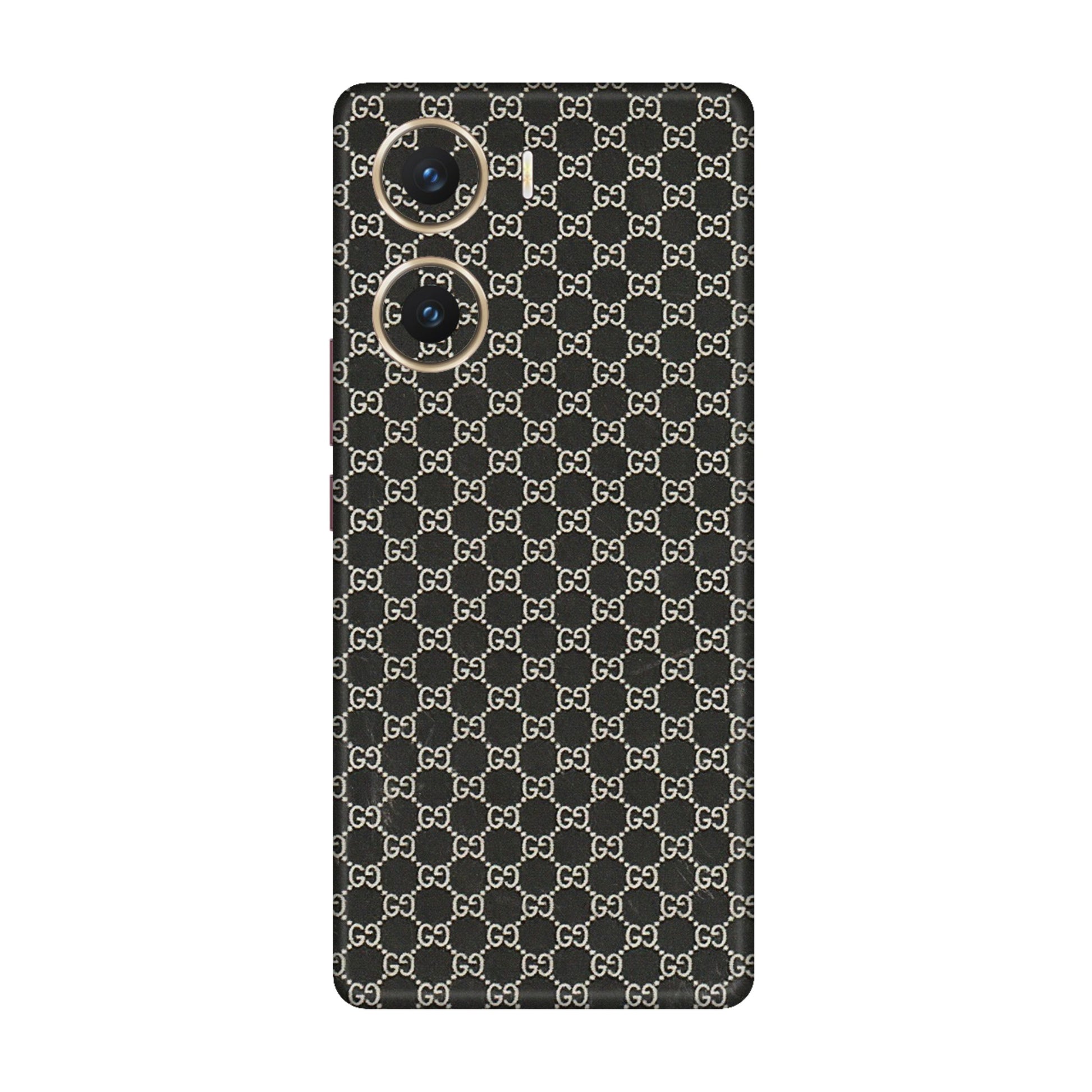VIVO Z/V/X/T/U/S Series Phone Skins (All Models) - Black G Print - 3D Embossed Finish (L-109) Vivo V29e (5G)