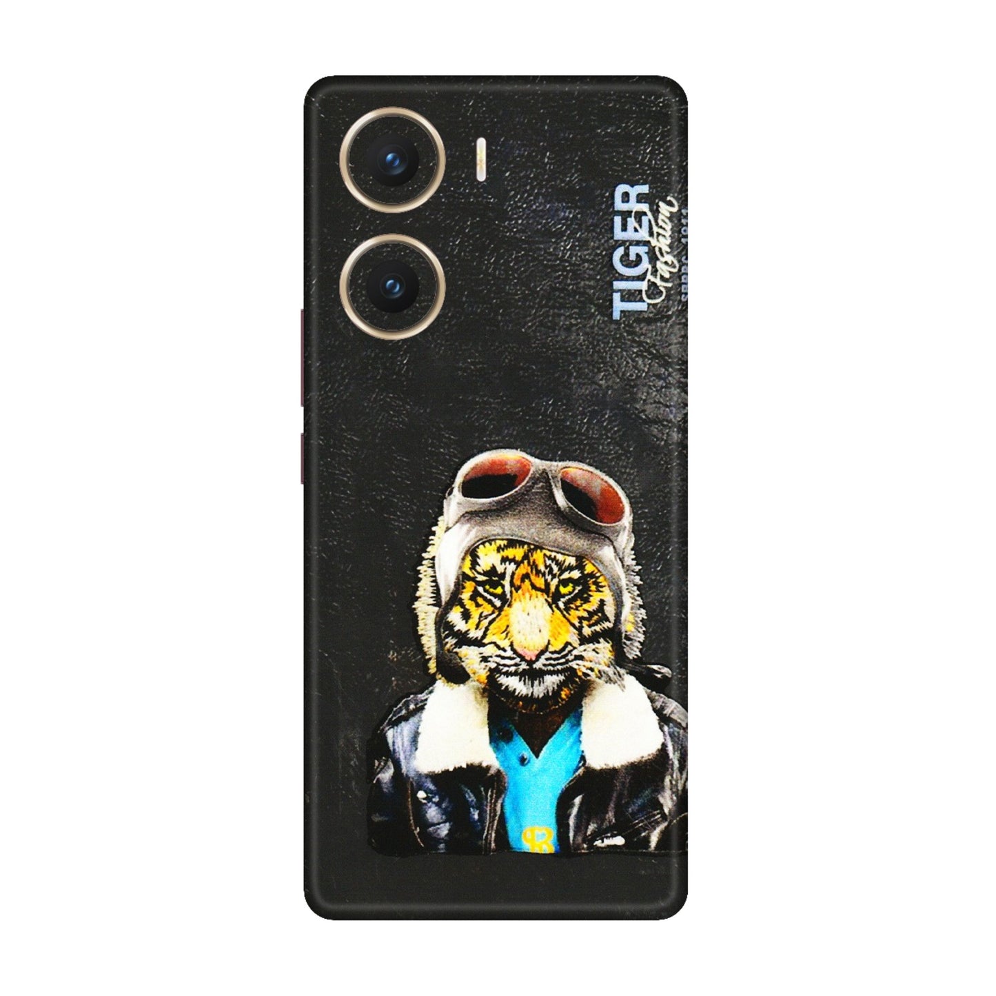 VIVO Z/V/X/T/U/S Series Phone Skins (All Models) - Rider Tiger - 3D Embossed Finish (L-113) Vivo V29e (5G)