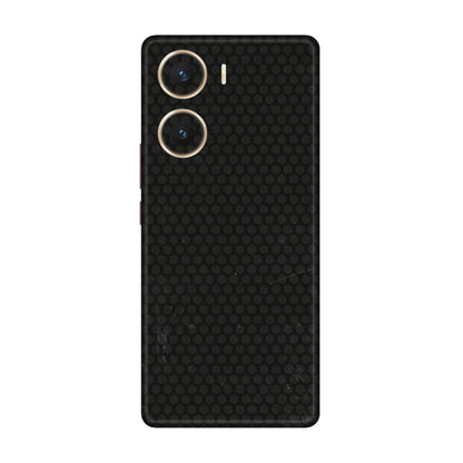 VIVO Z/V/X/T/U/S Series Phone Skins (All Models) - Black honeycomb - 3D Embossed Finish (L-114) Vivo V29e (5G)