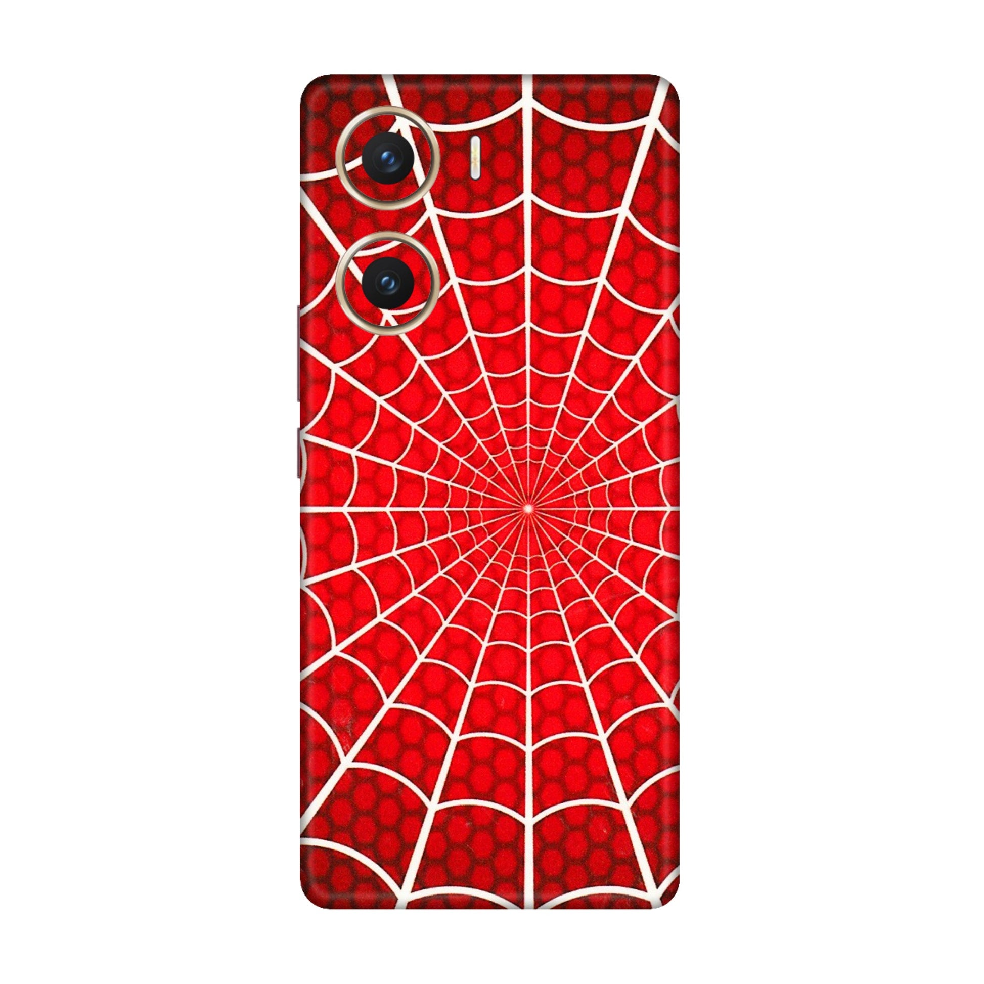 VIVO Z/V/X/T/U/S Series Phone Skins (All Models) - Classic Spidey Web - 3D Embossed Finish (L-115) Vivo V29e (5G)