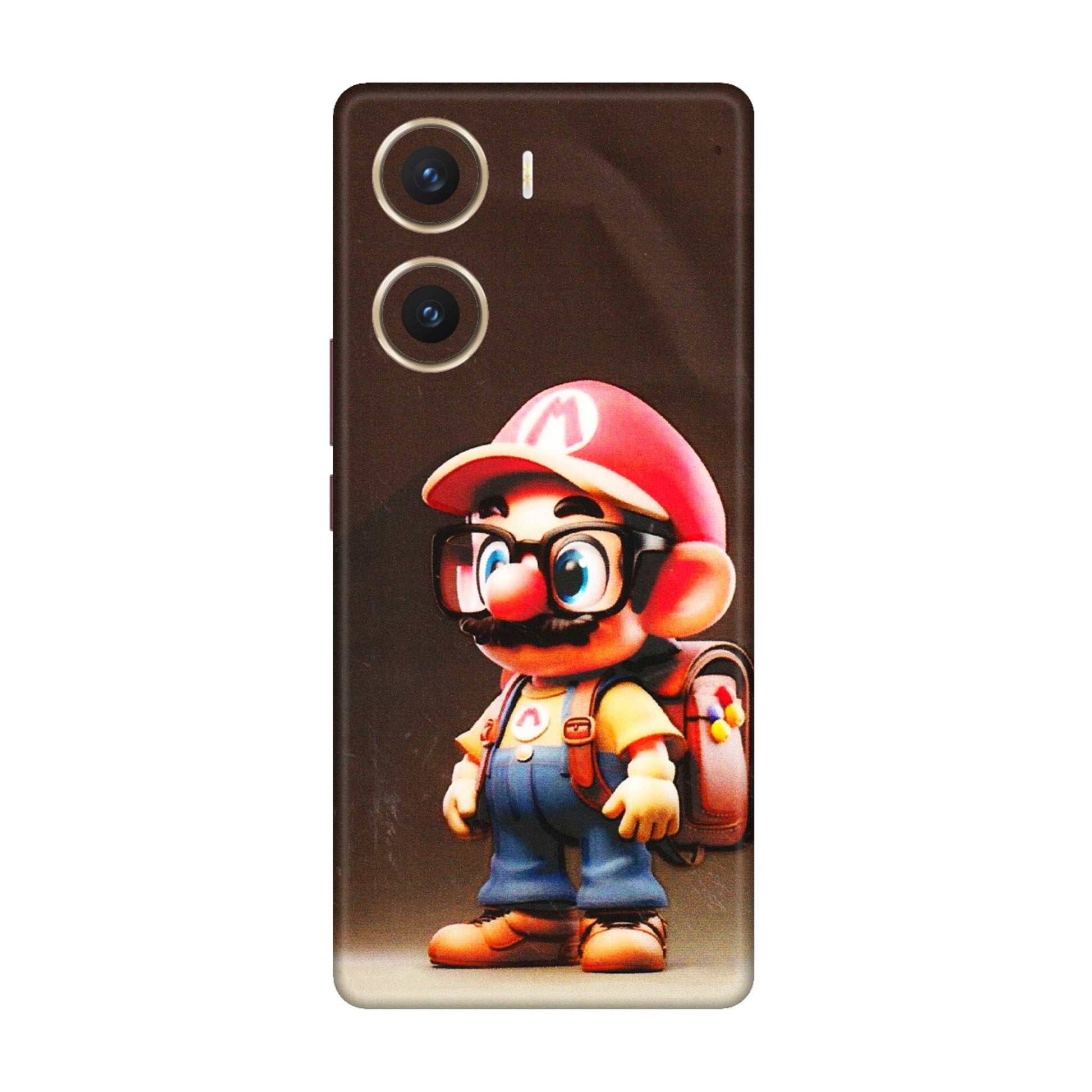 VIVO Z/V/X/T/U/S Series Phone Skins (All Models) - Little Mario - 3D Embossed Finish (L-119) Vivo V29e (5G)