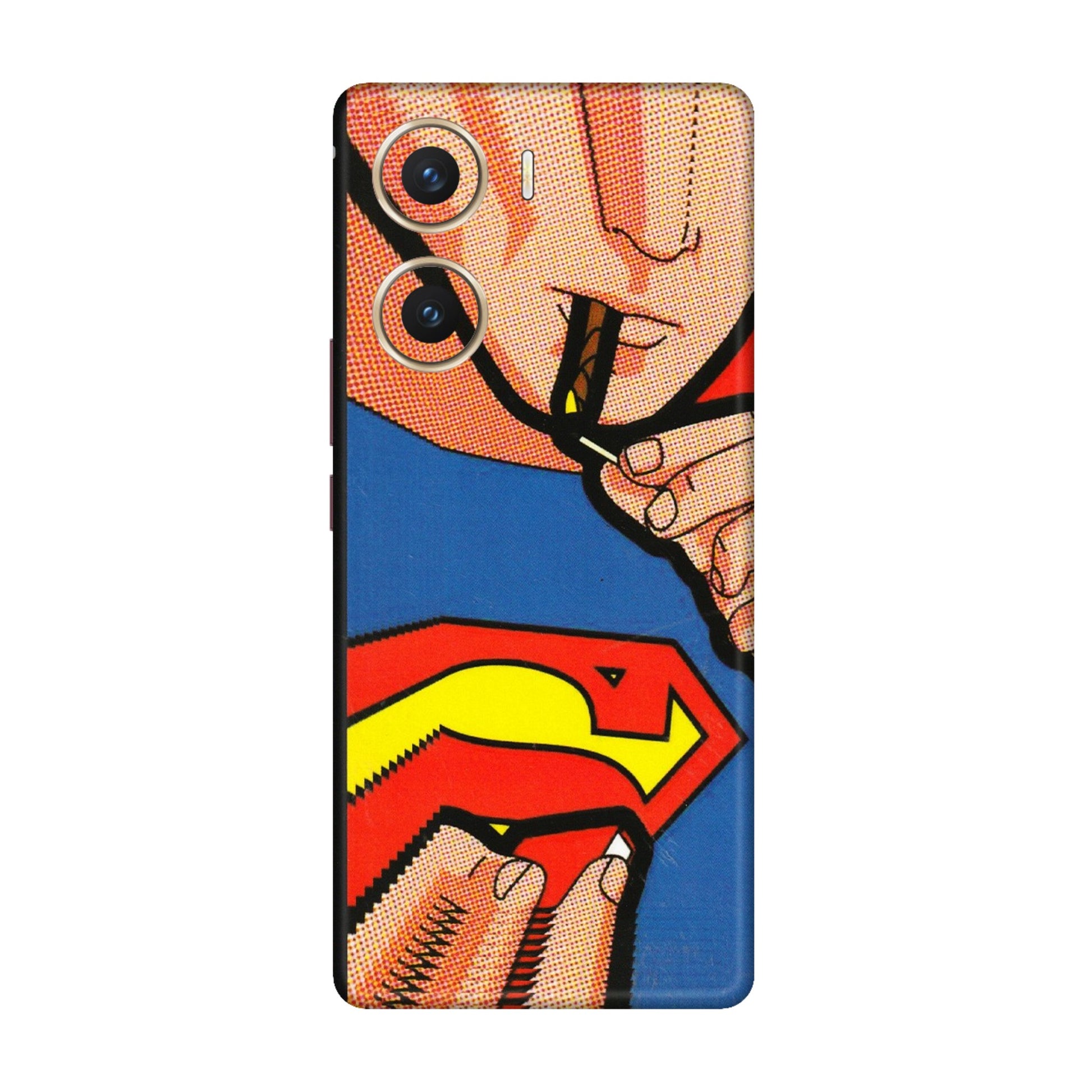 VIVO Z/V/X/T/U/S Series Phone Skins (All Models) - Superman Sutta - 3D Embossed Finish (L-130) Vivo V29e (5G)