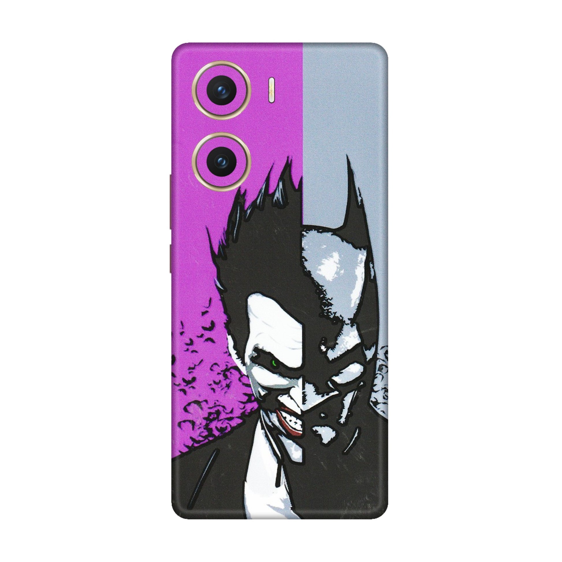 VIVO Z/V/X/T/U/S Series Phone Skins (All Models) - Batman & Joker - 3D Embossed Finish (L-143) Vivo V29e (5G)