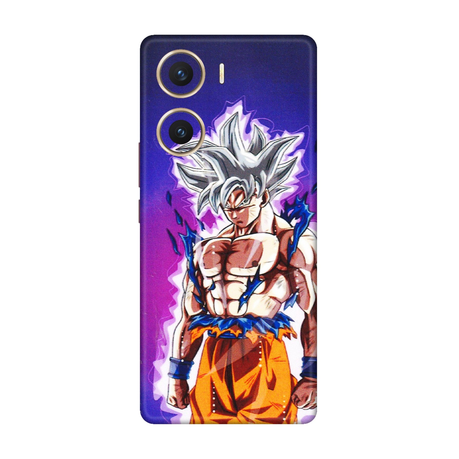 VIVO Z/V/X/T/U/S Series Phone Skins (All Models) - Goku Purple Anime - 3D Embossed Finish (L-147) Vivo V29e (5G)
