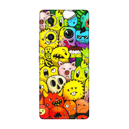 VIVO Z/V/X/T/U/S Series Phone Skins (All Models) - Angry Funkies - 3D Embossed Finish (L-169) Vivo V29e (5G)
