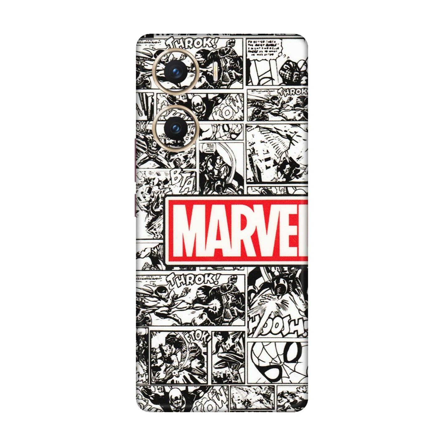 VIVO Z/V/X/T/U/S Series Phone Skins (All Models) - Marvel Comic - 3D Embossed Finish (L-171) Vivo V29e (5G)