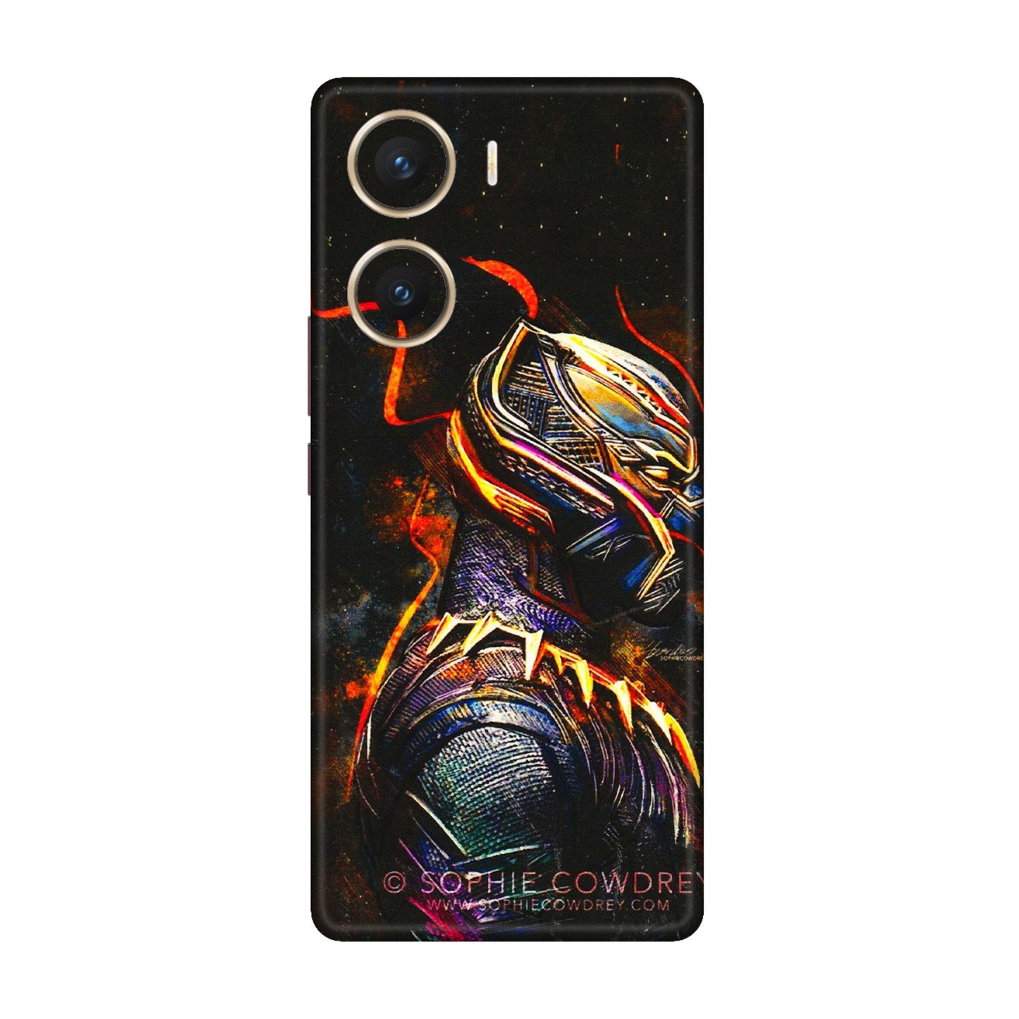 VIVO Z/V/X/T/U/S Series Phone Skins (All Models) - Black Panther - 3D Embossed Finish (L-190) Vivo V29e (5G)