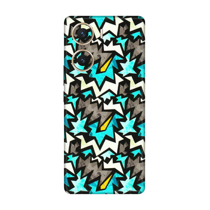 VIVO Z/V/X/T/U/S Series Phone Skins (All Models) - Funky Zig Zag - 3D Embossed Finish (L-223) Vivo V29e (5G)