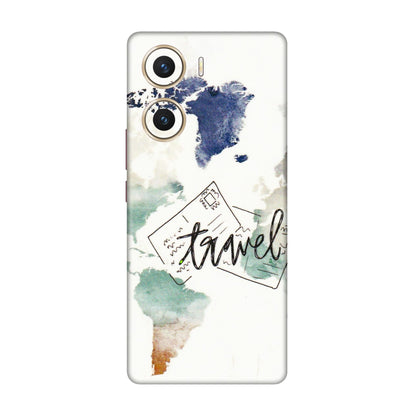 VIVO Z/V/X/T/U/S Series Phone Skins (All Models) - Travel The World - 3D Embossed Finish (L-232) Vivo V29e (5G)