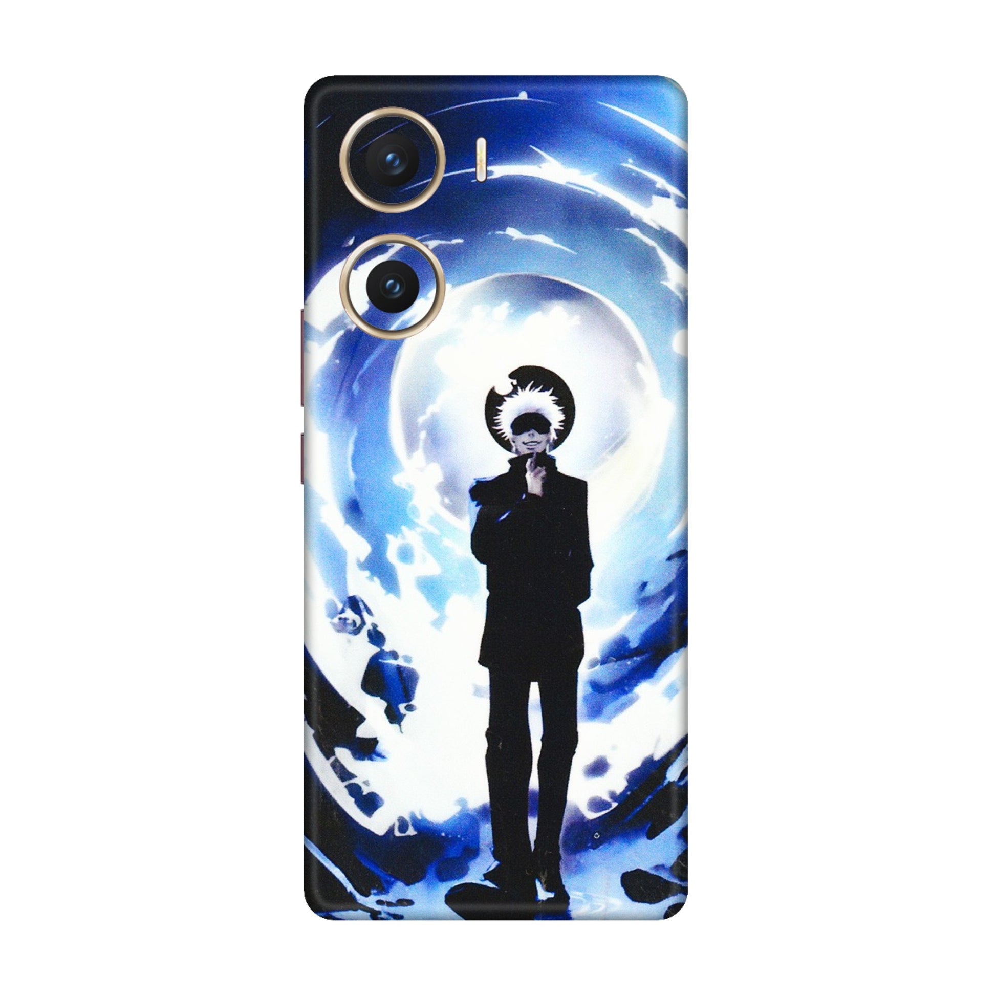 VIVO Z/V/X/T/U/S Series Phone Skins (All Models) - Satoru Gojo Dark Blue - 3D Embossed Finish (L-235) Vivo V29e (5G)
