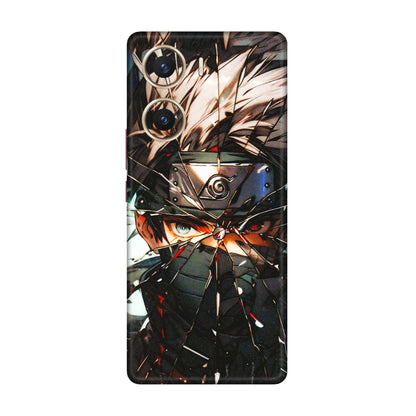VIVO Z/V/X/T/U/S Series Phone Skins (All Models) - Kakashi Shattered Glass Effect - 3D Embossed Finish (L-237) Vivo V29e (5G)