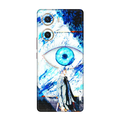 VIVO Z/V/X/T/U/S Series Phone Skins (All Models) - Gojo Satoru evil eye - 3D Embossed Finish (L-239) Vivo V29e (5G)