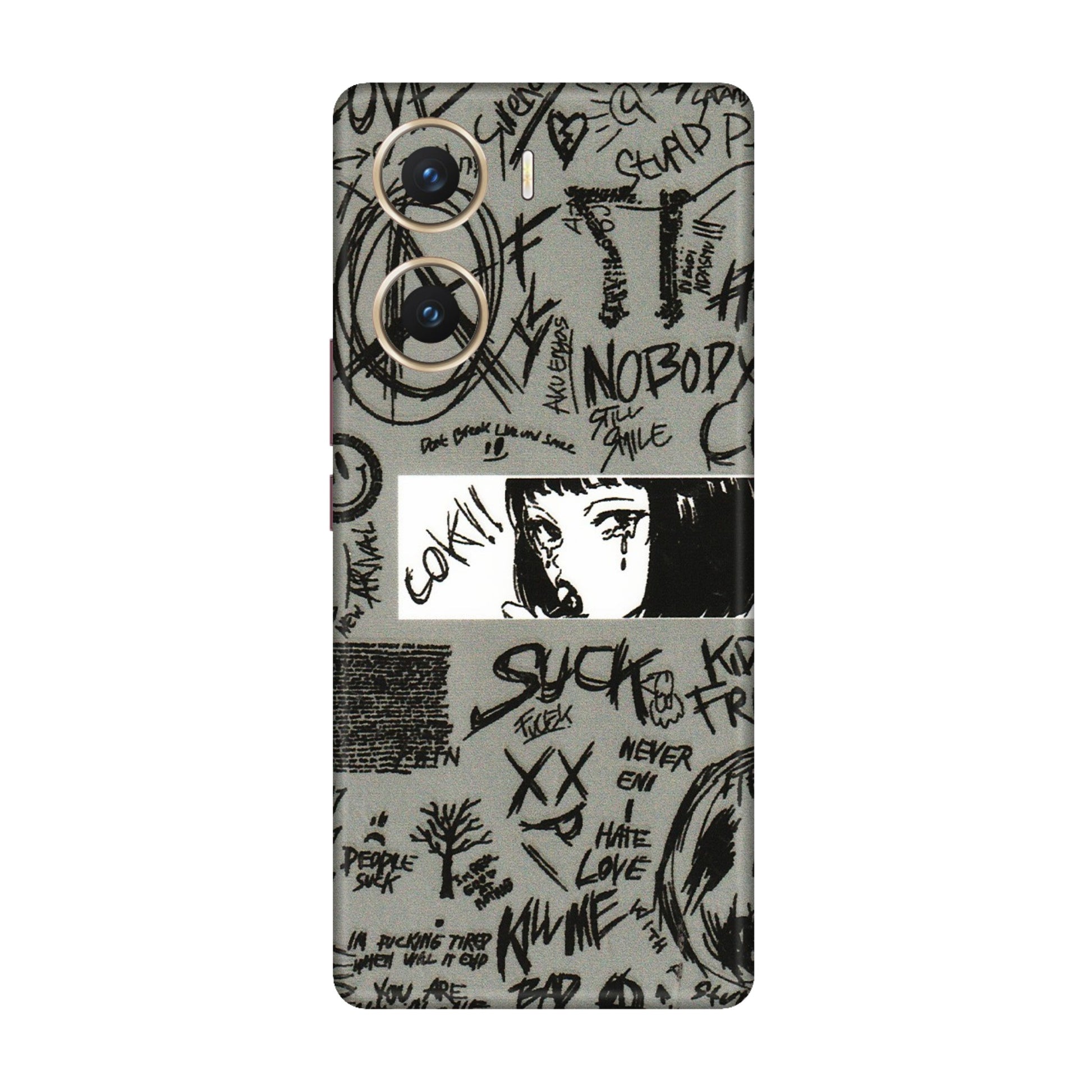 VIVO Z/V/X/T/U/S Series Phone Skins (All Models) - Never Have Love Anime - 3D Embossed Finish (L-260) Vivo V29e (5G)