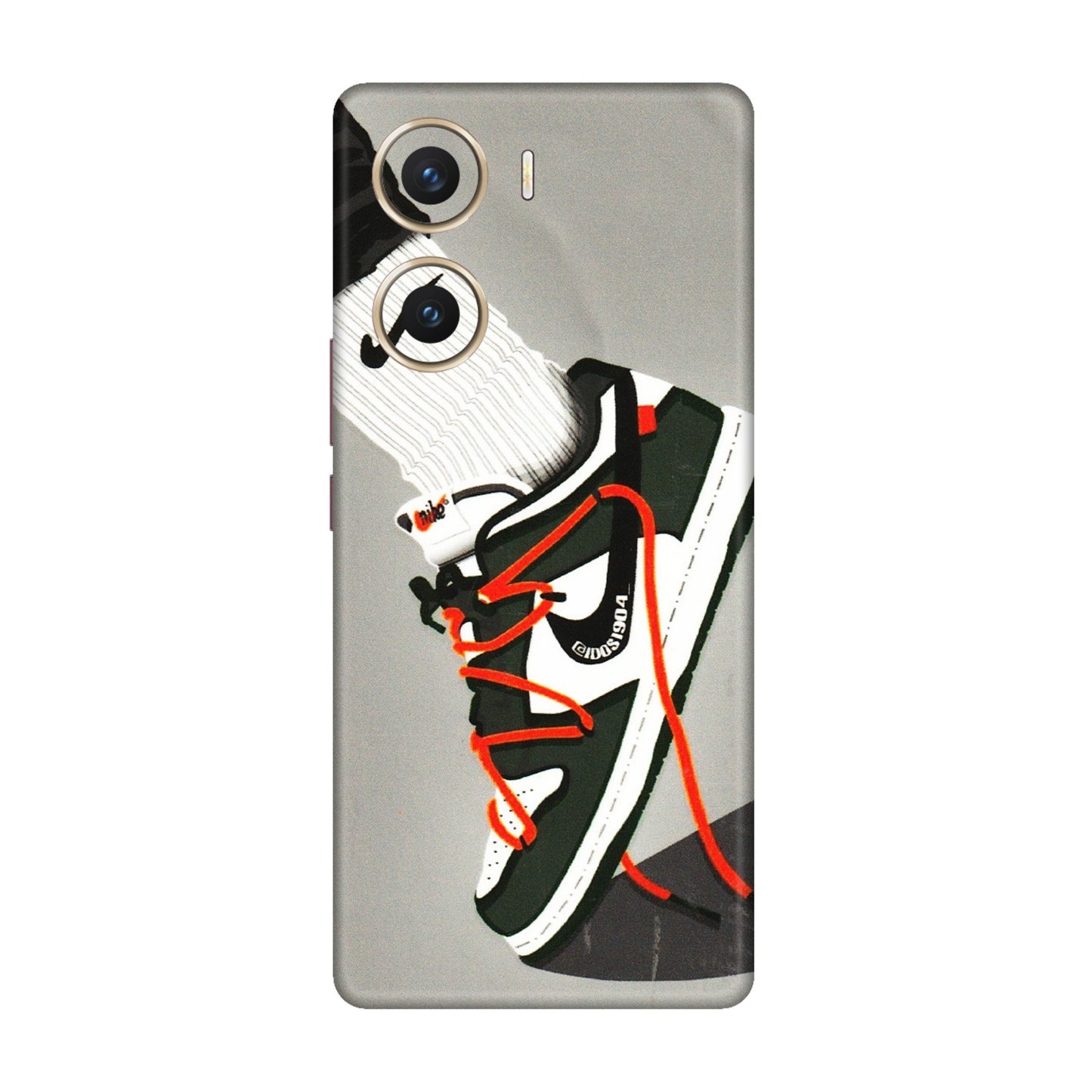 VIVO Z/V/X/T/U/S Series Phone Skins (All Models) - New Grey Sneaker - 3D Embossed Finish (L-261) Vivo V29e (5G)