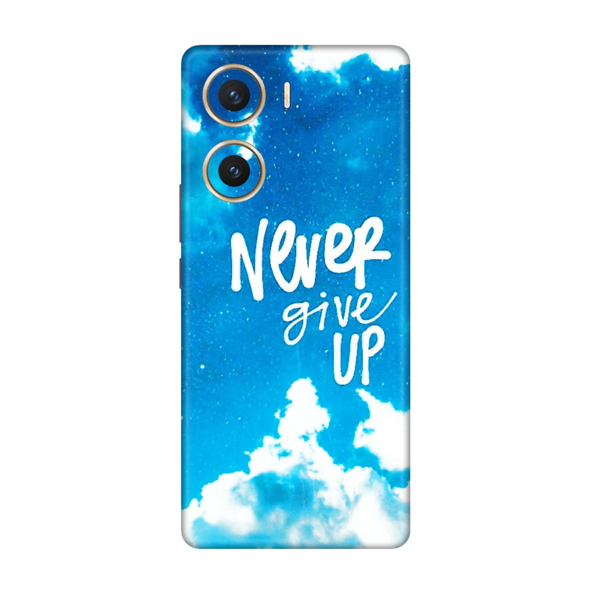VIVO Z/V/X/T/U/S Series Phone Skins (All Models) - Never Give Up - 3D Embossed Finish (L-279) Vivo V29e (5G)