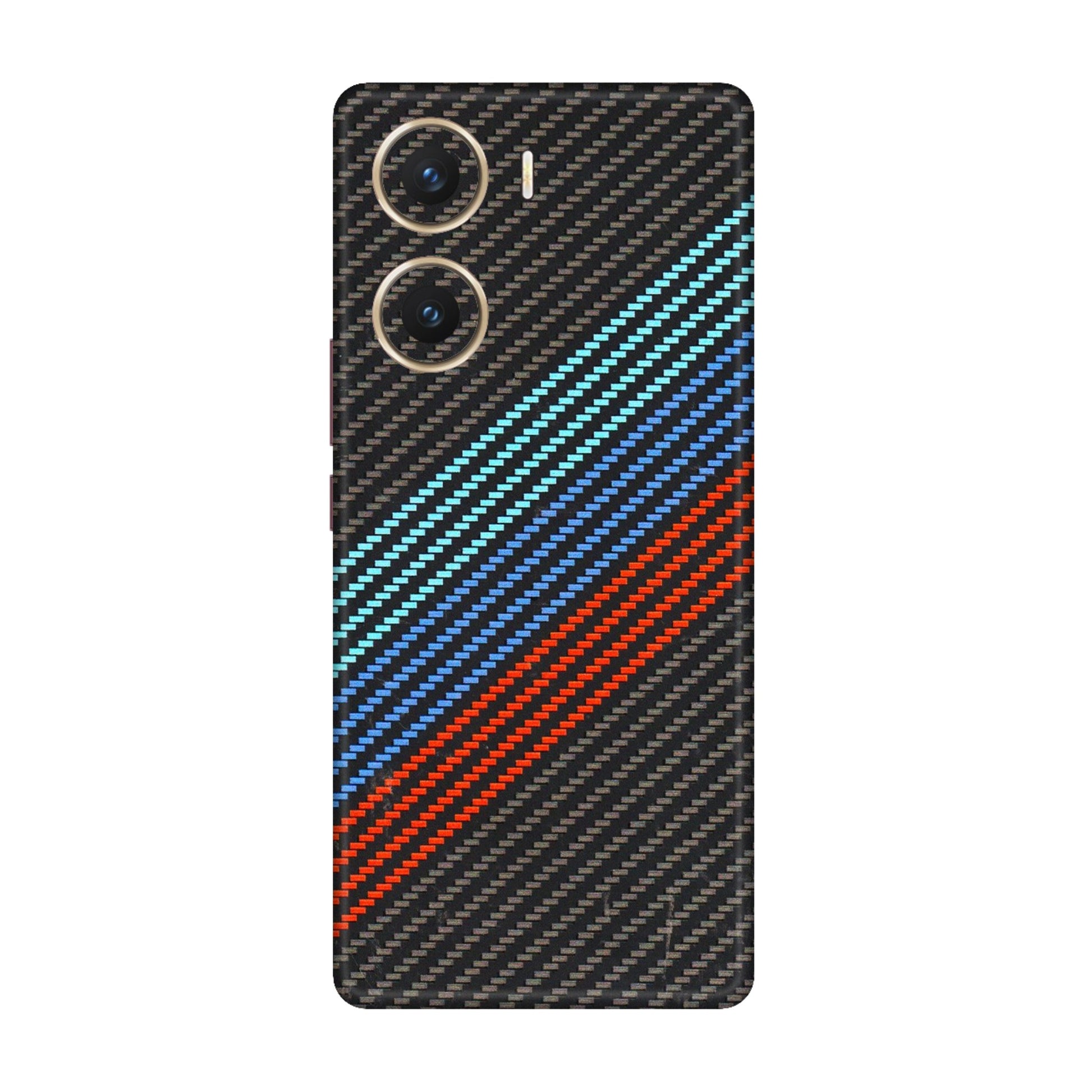 VIVO Z/V/X/T/U/S Series Phone Skins (All Models) - Carbon BM - 3D Embossed Finish (L-302) Vivo V29e (5G)