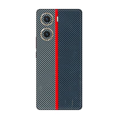 VIVO Z/V/X/T/U/S Series Phone Skins (All Models) - Blue Sober Lines - 3D Embossed Finish (L-305) Vivo V29e (5G)