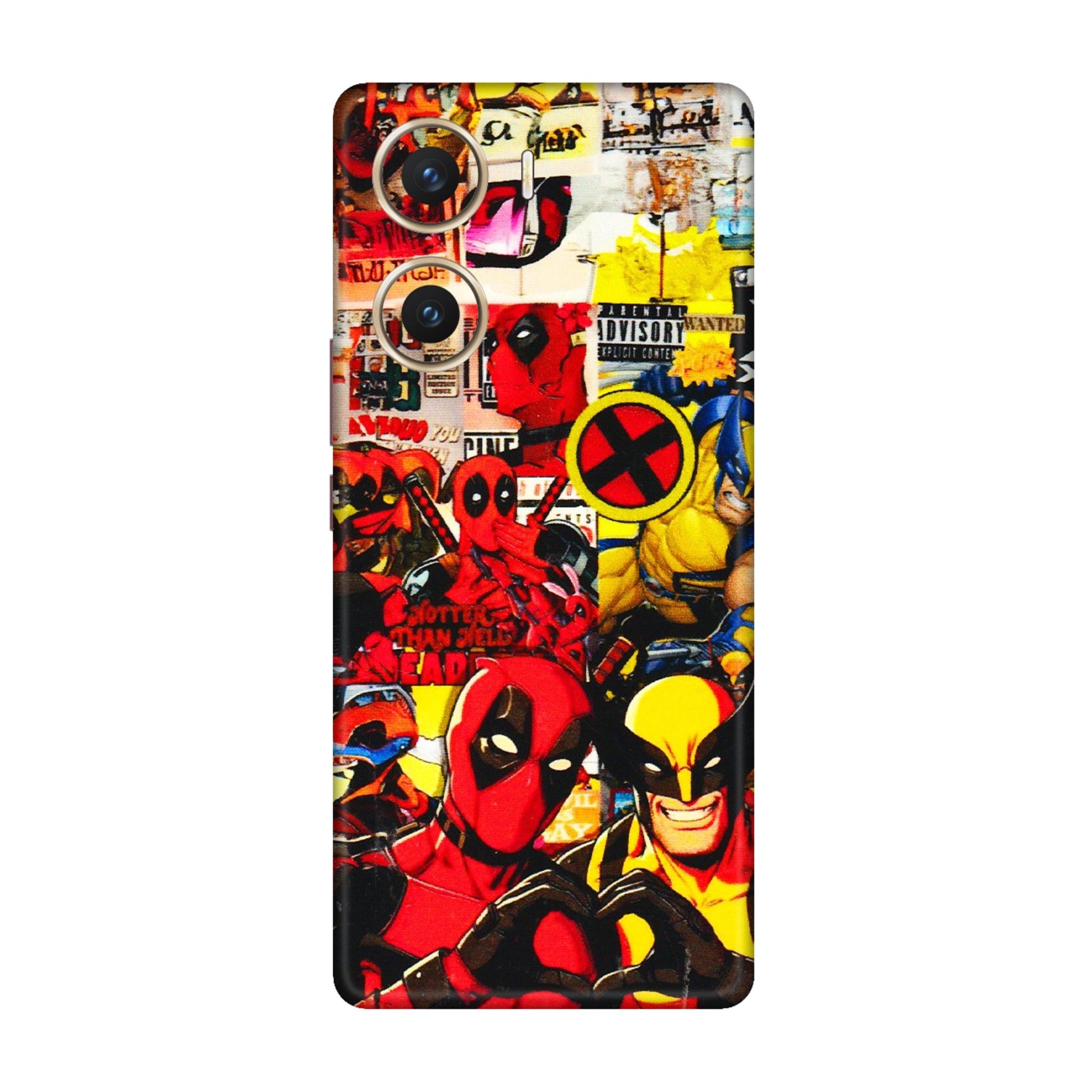 VIVO Z/V/X/T/U/S Series Phone Skins (All Models) - Spidy Wolverine - 3D Embossed Finish (L-310) Vivo V29e (5G)